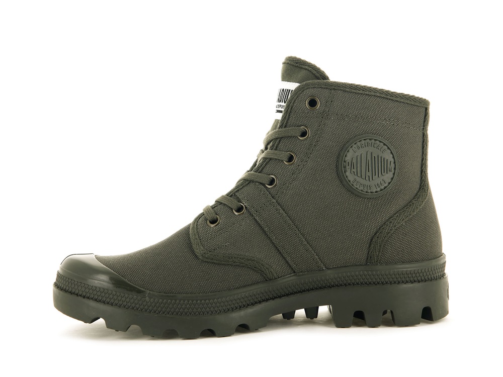 Botas Palladium PALLABROUSSE Hombre Verde Oliva | Costa Rica-06573